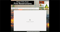 Desktop Screenshot of blackhillsfirerestrictions.com